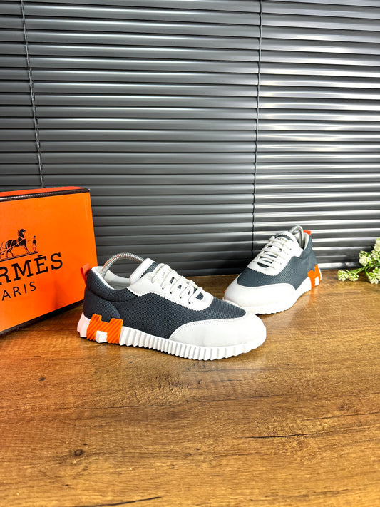 HERMES ayakkabı ÖRME gri beyaz beyaz