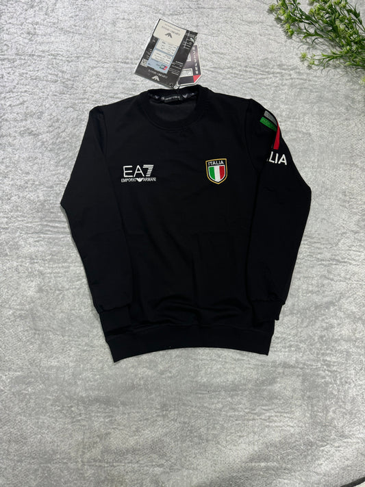 EA7 italia sweatshirt siyah