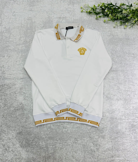 VRSC polo sweatshirt beyaz