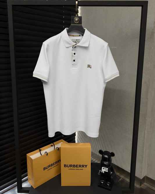BURBERRY tişört polo beyaz