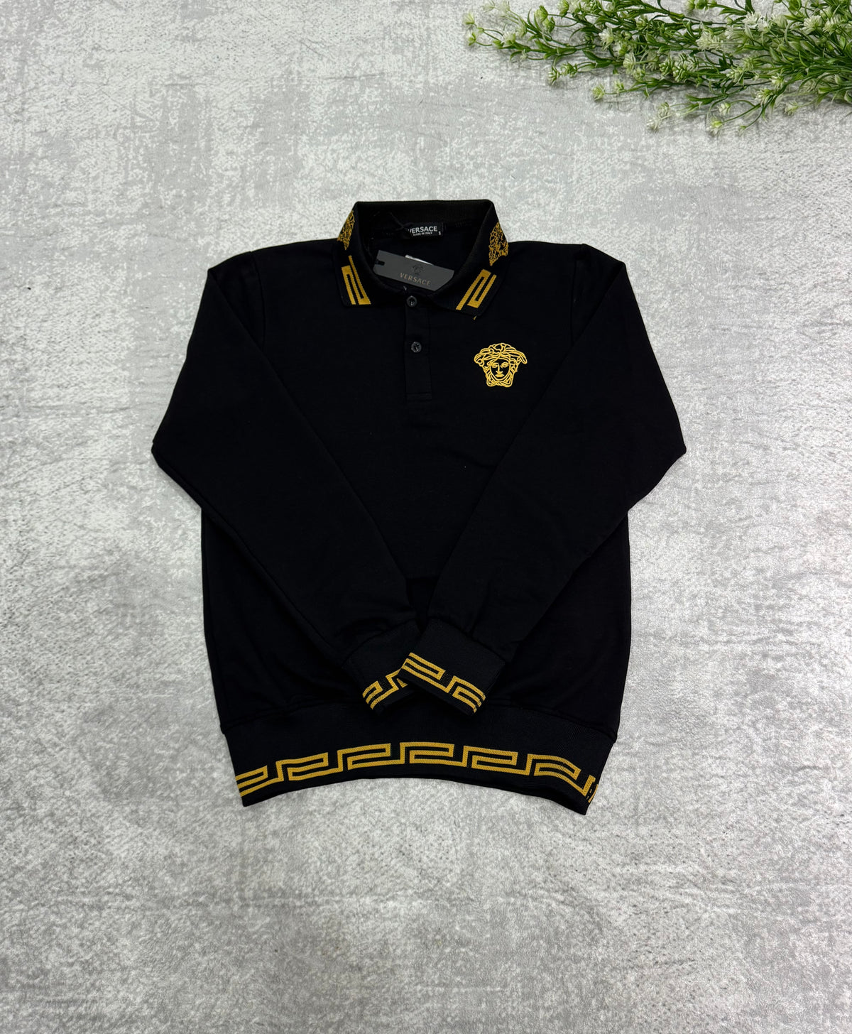 VRSC polo sweatshirt siyah