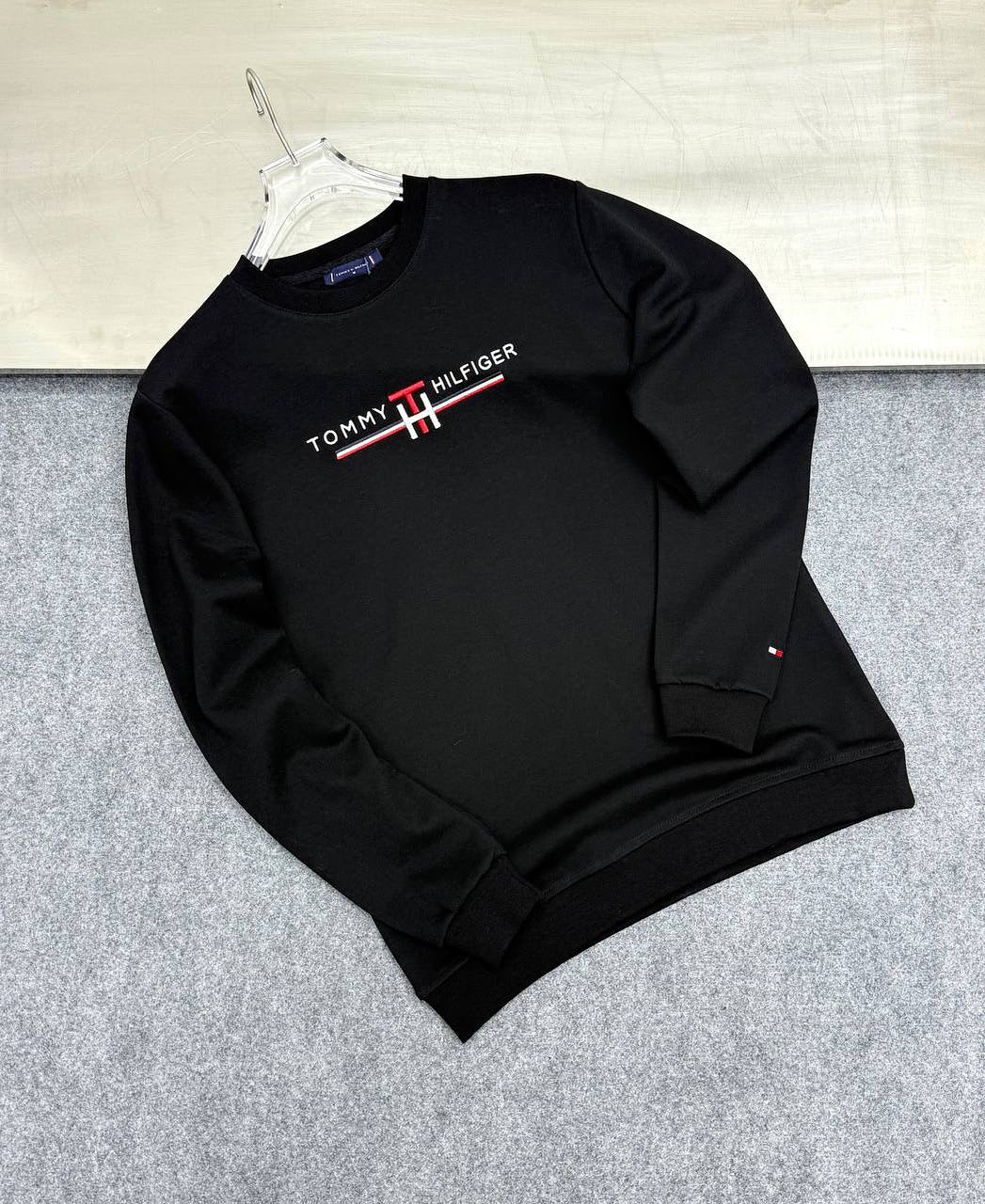 TOMMY sweatshirt siyah