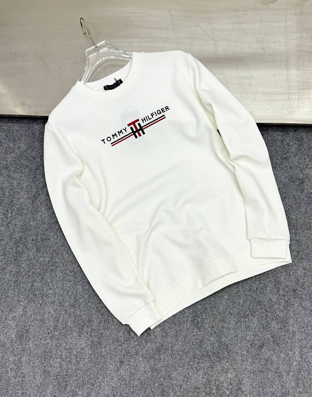 TOMMY sweatshirt beyaz