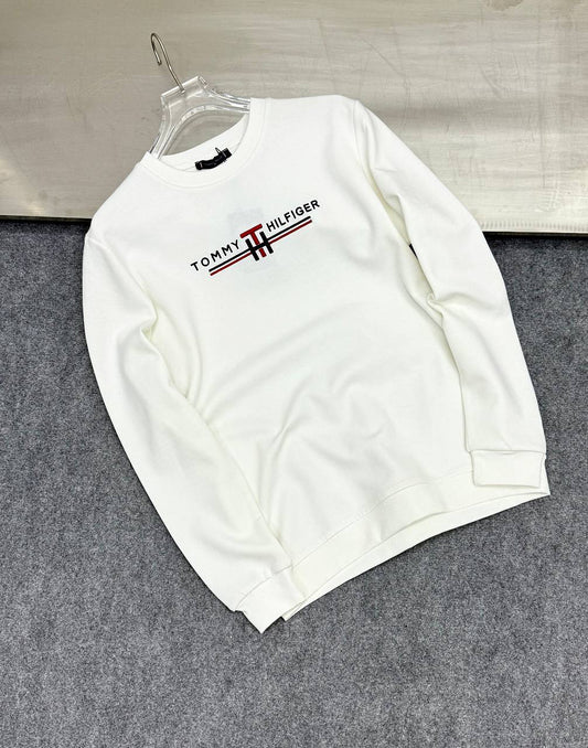 TOMMY sweatshirt beyaz