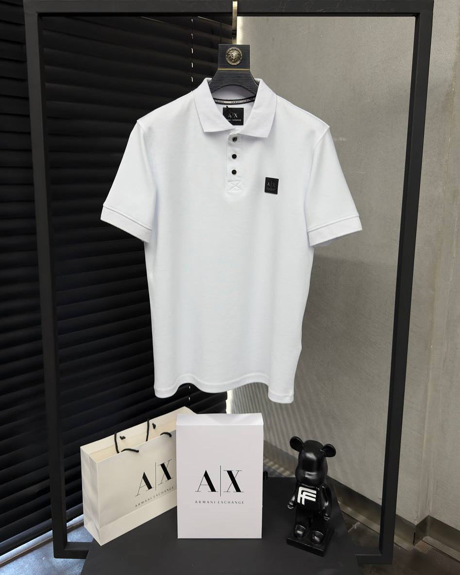AX tişört polo beyaz