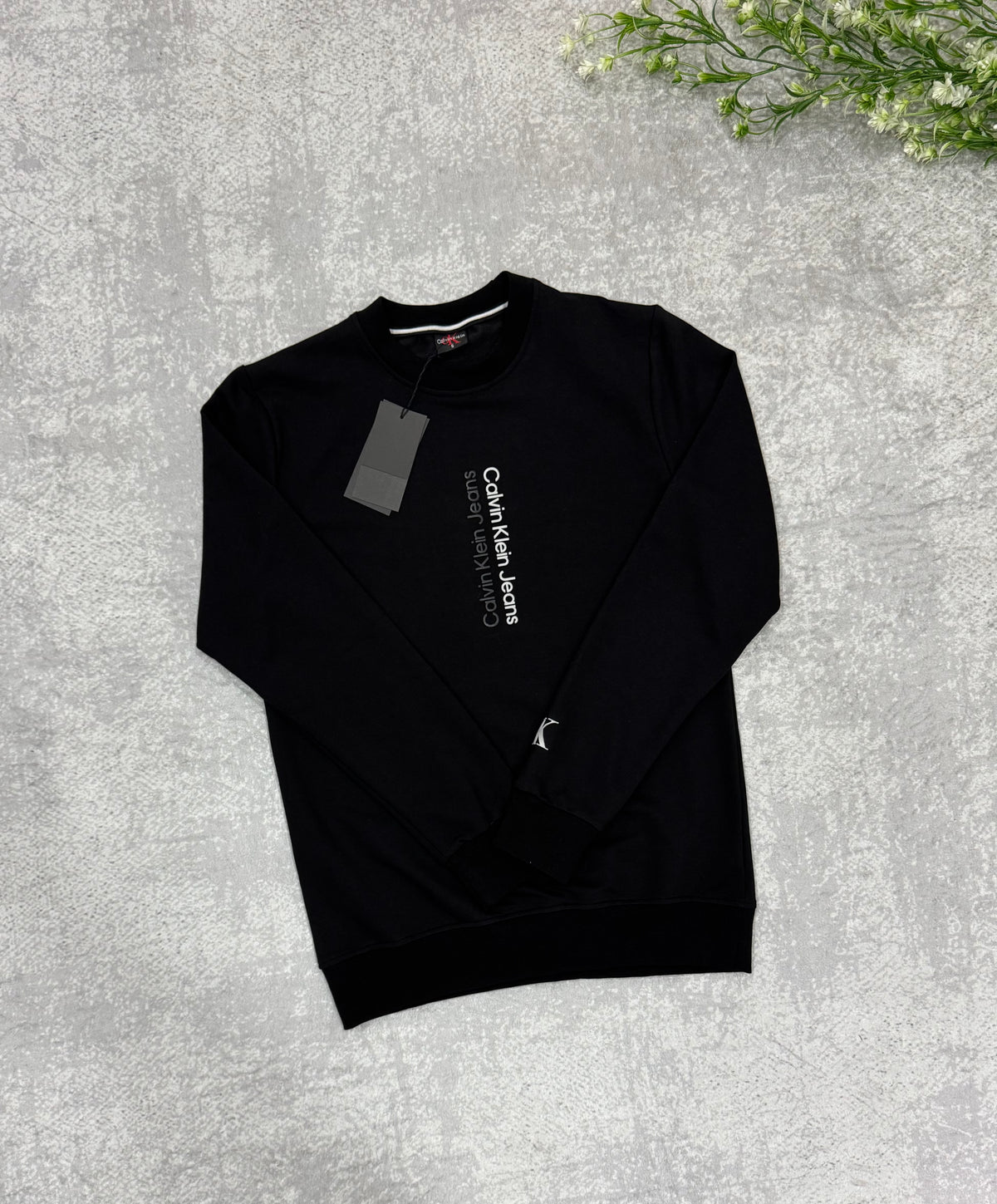 CK 01 sweatshirt siyah